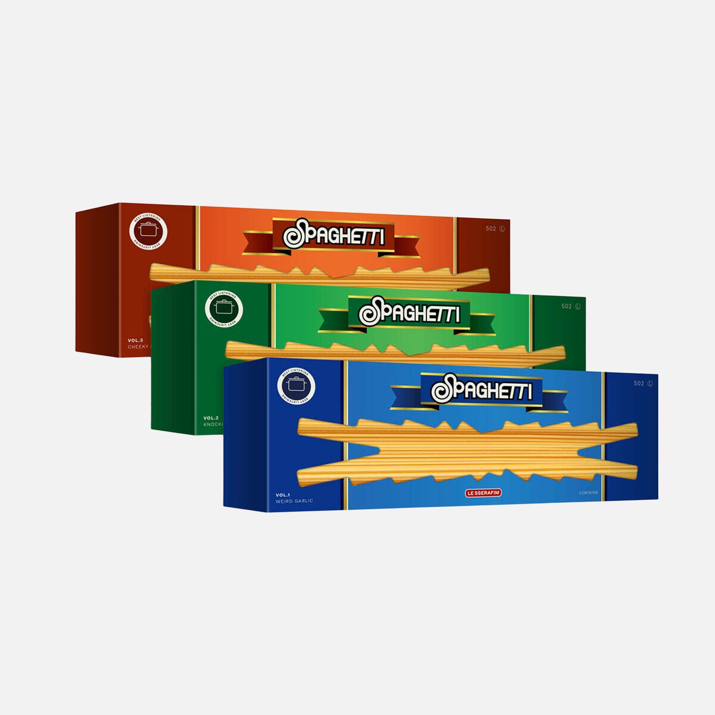 LE SSERAFIM - 1st Single Album SPAGHETTI