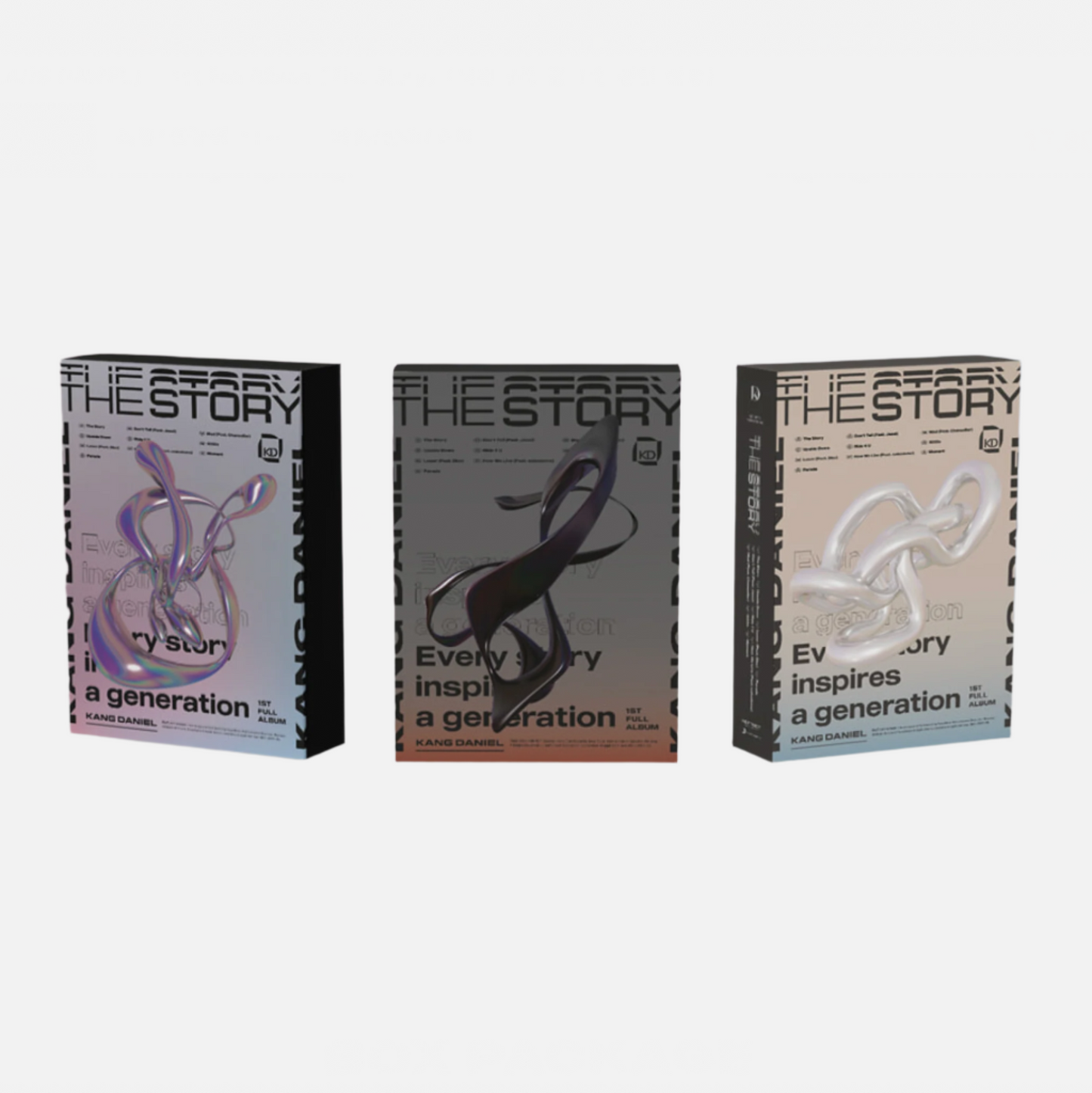 KANG DANIEL - 1st Full Album THE STORY (ARCH-PLOT Ver./ANTI-PLOT Ver./NON-Plot Ver.)