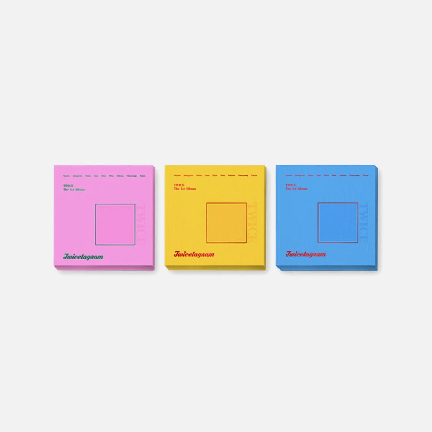 TWICE - VOL.1 TWICETAGRAM (PINK / YELLOW / BLUE Ver.)