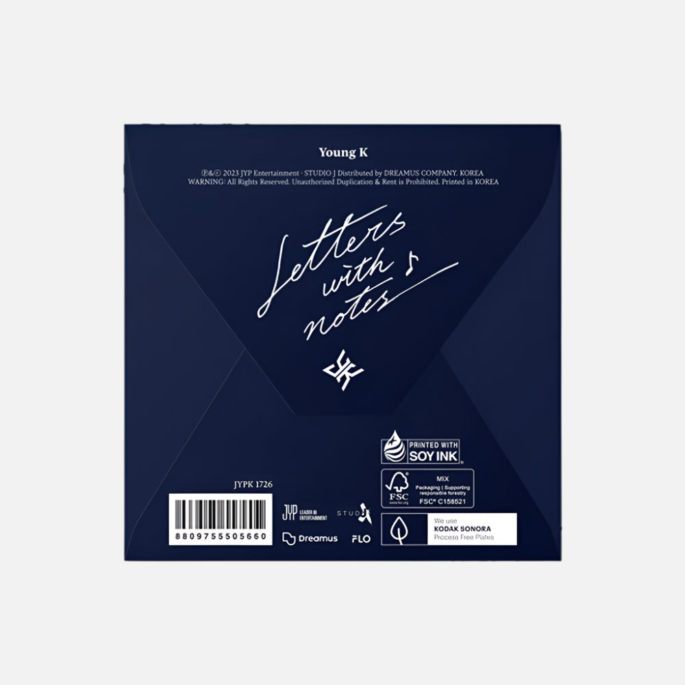 Young K (DAY6) - Letters with notes (Digipack Ver.)