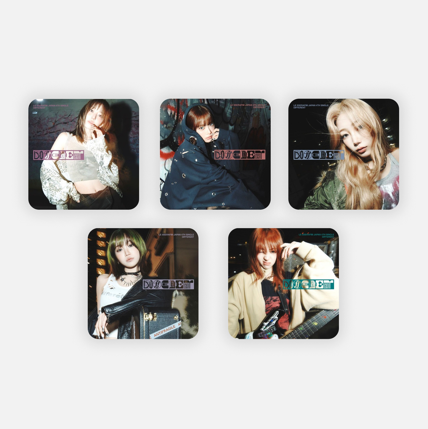 (PRE-ORDER) LE SSERAFIM - Japan 4th Single - DIFFERENT (SOLO Ver.)