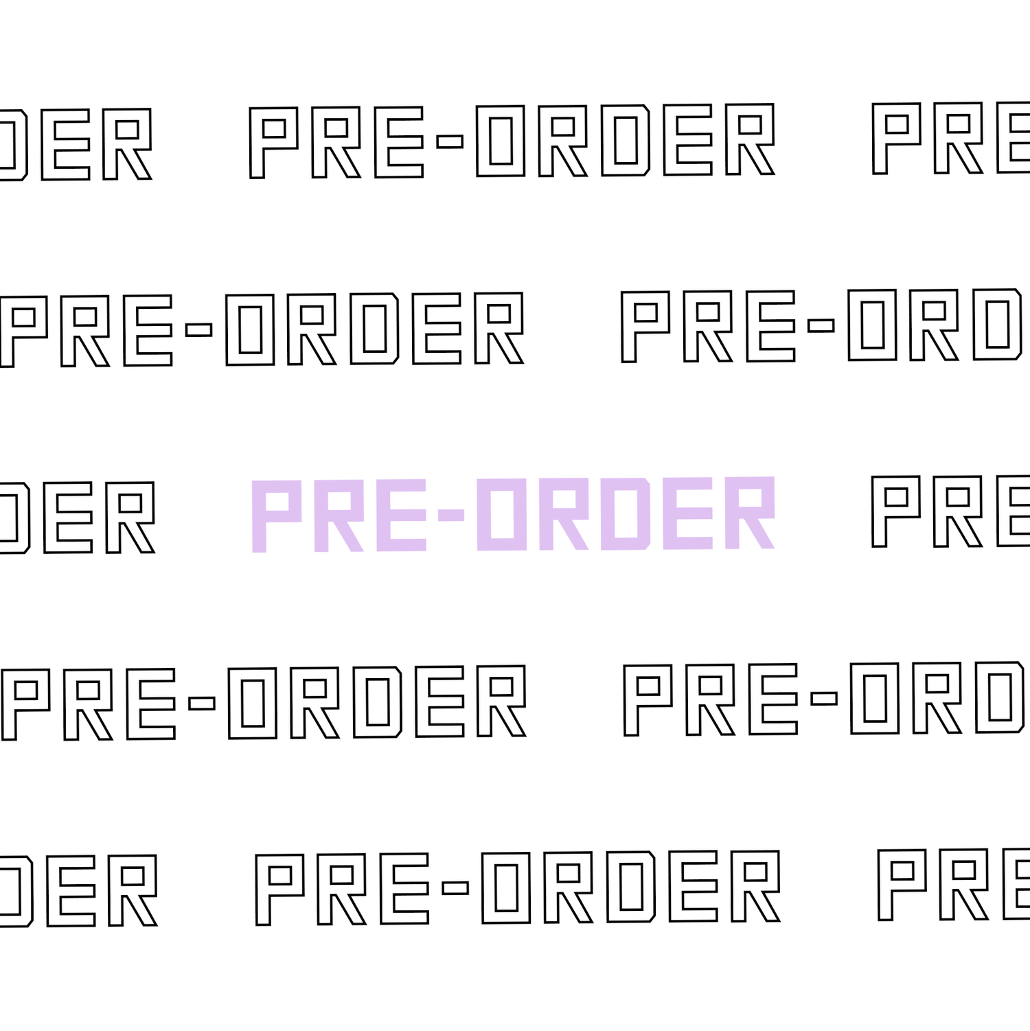 Pre-Orders