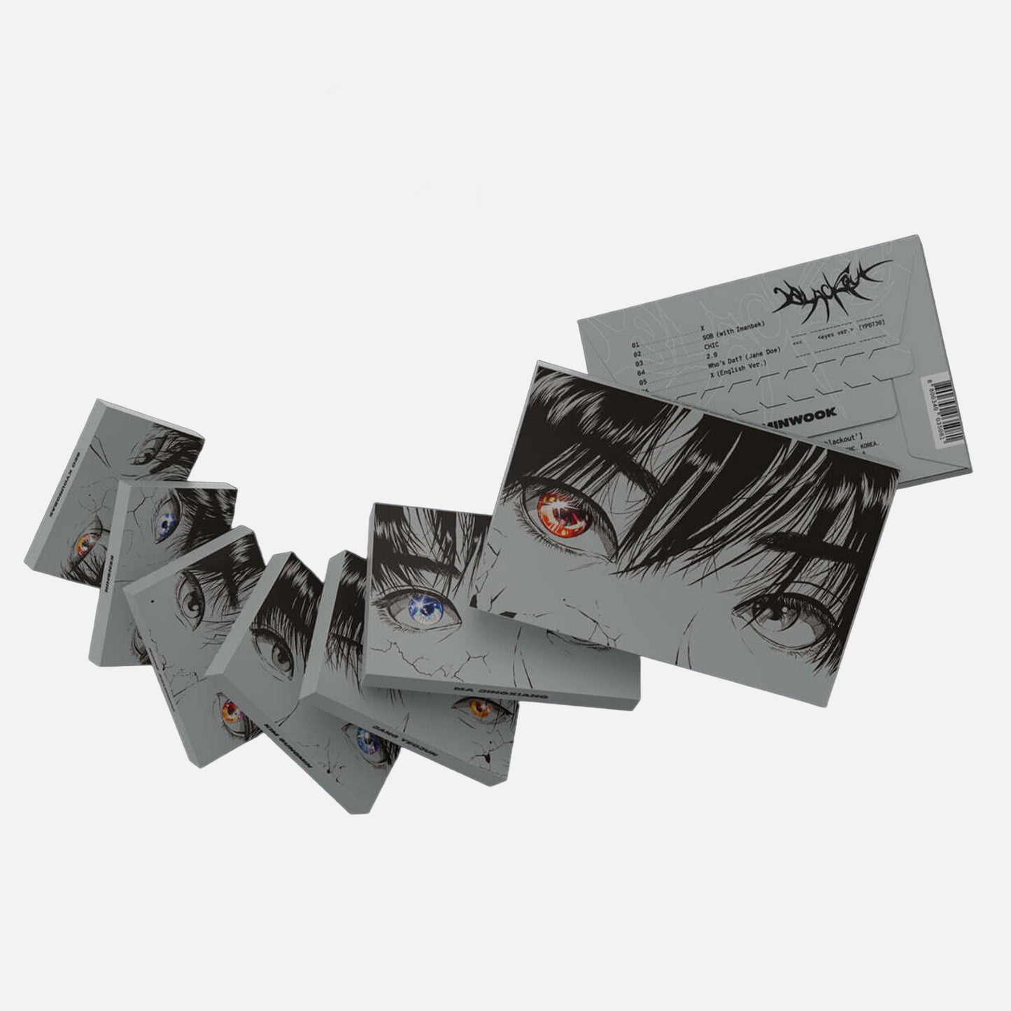 PRE-ORDER CLOSE YOUR EYES - 3rd Mini Album blackout (eyes Ver.) (random)