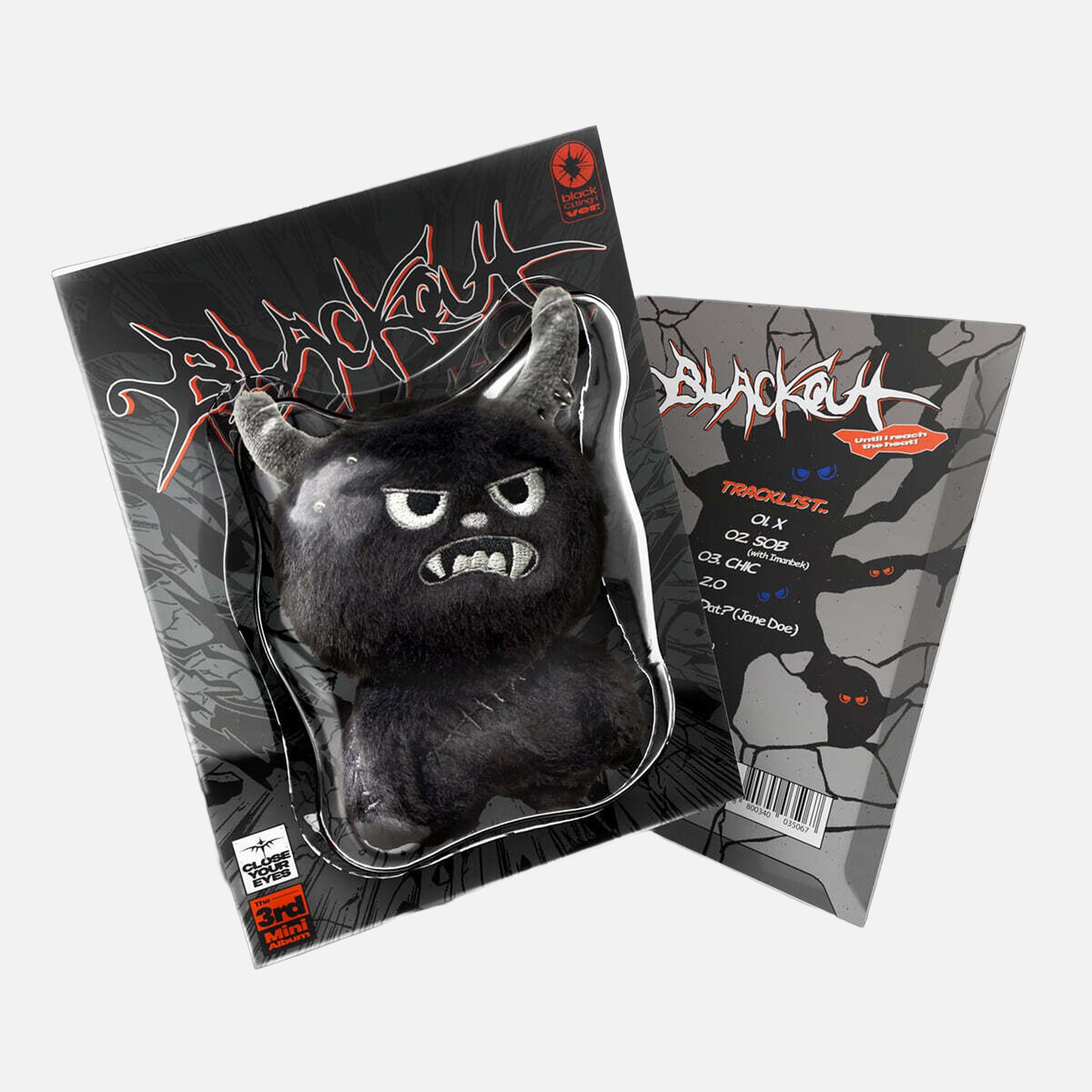 PRE-ORDER CLOSE YOUR EYES - 3rd Mini Album blackout (black CLting-i Ver.)