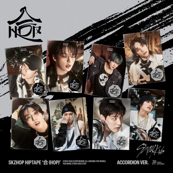 [Pre-Order] Stray Kids - SKZHOP HIPTAPE [HOP] (ACCORDION Ver.) (Random Ver.)