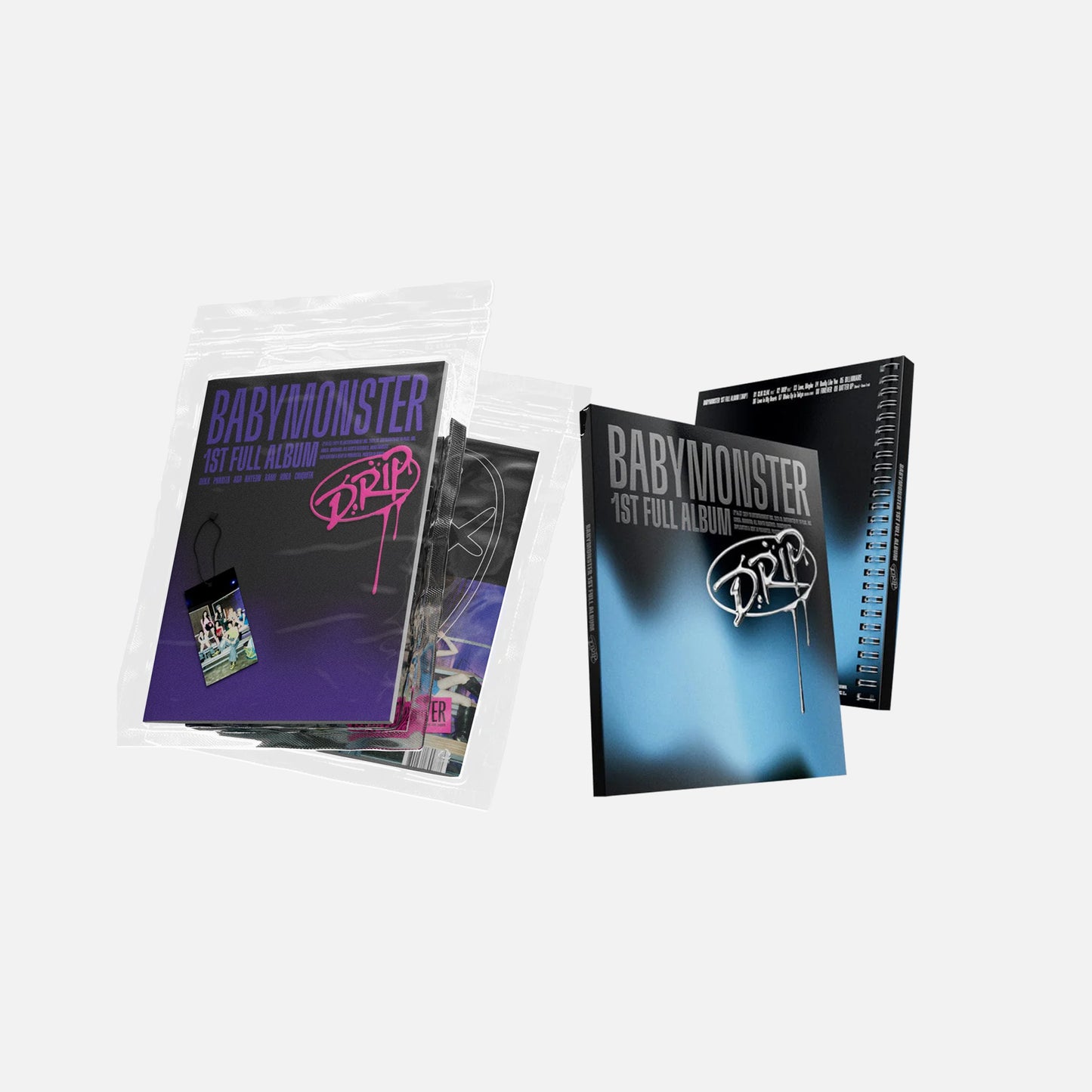 BABYMONSTER - 1st FULL ALBUM DRIP (ZIP LOCK Ver. / BINDER Ver.)