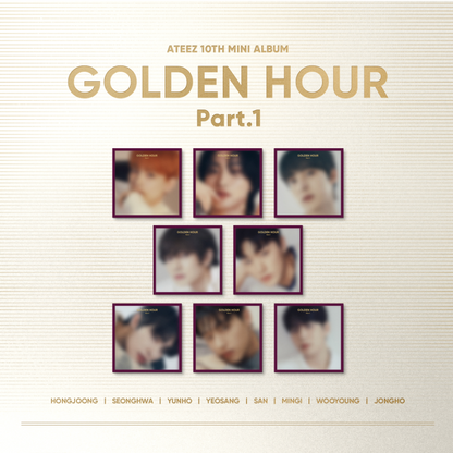 ATEEZ - 11th Mini Album [GOLDEN HOUR : Part.1] (Digipak Ver.) (Random Ver.)