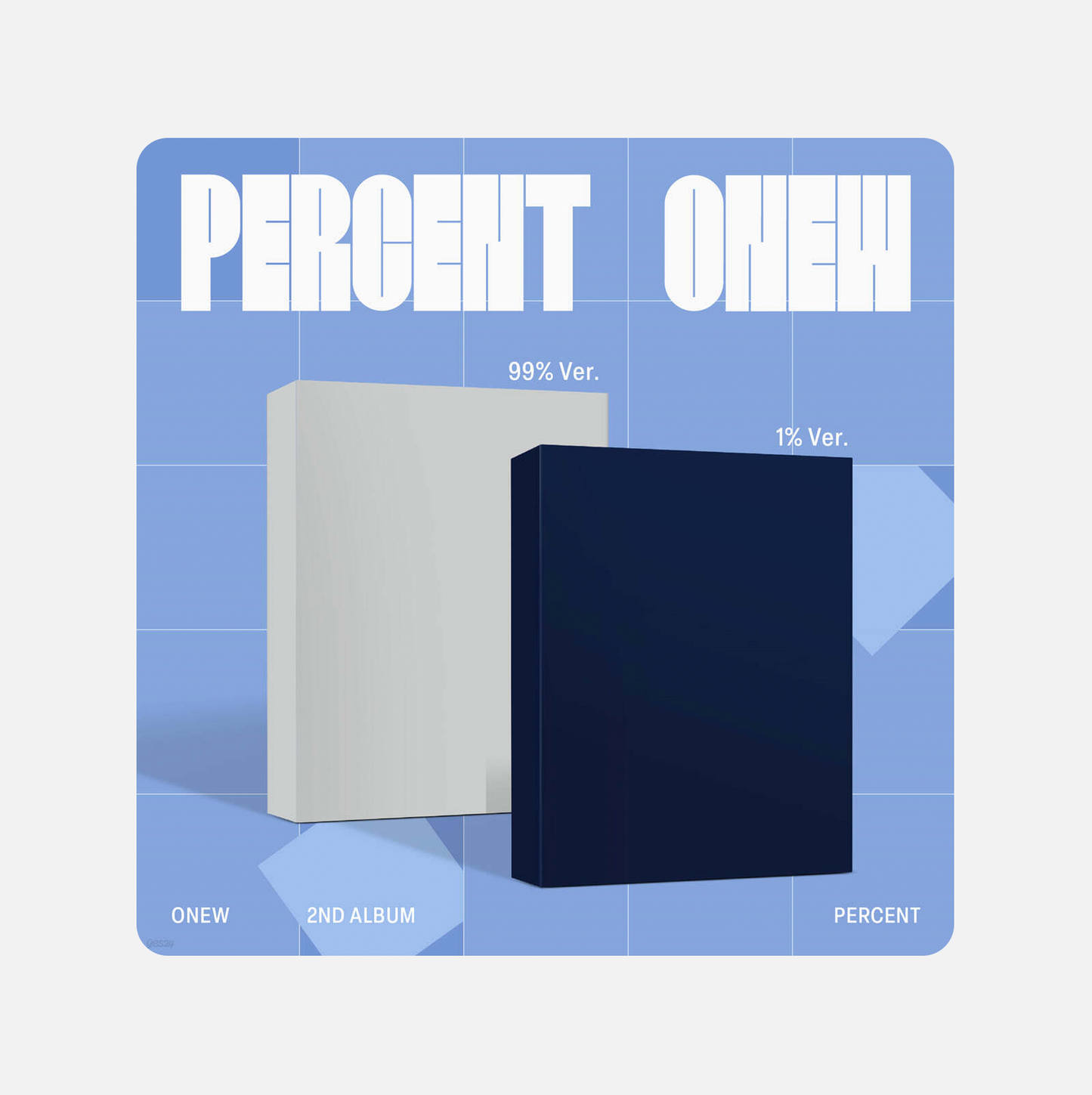 (PRE-ORDER) ONEW - 2nd Album PERCENT (Photobook Ver.) (99% Ver. / 1 Ver.)