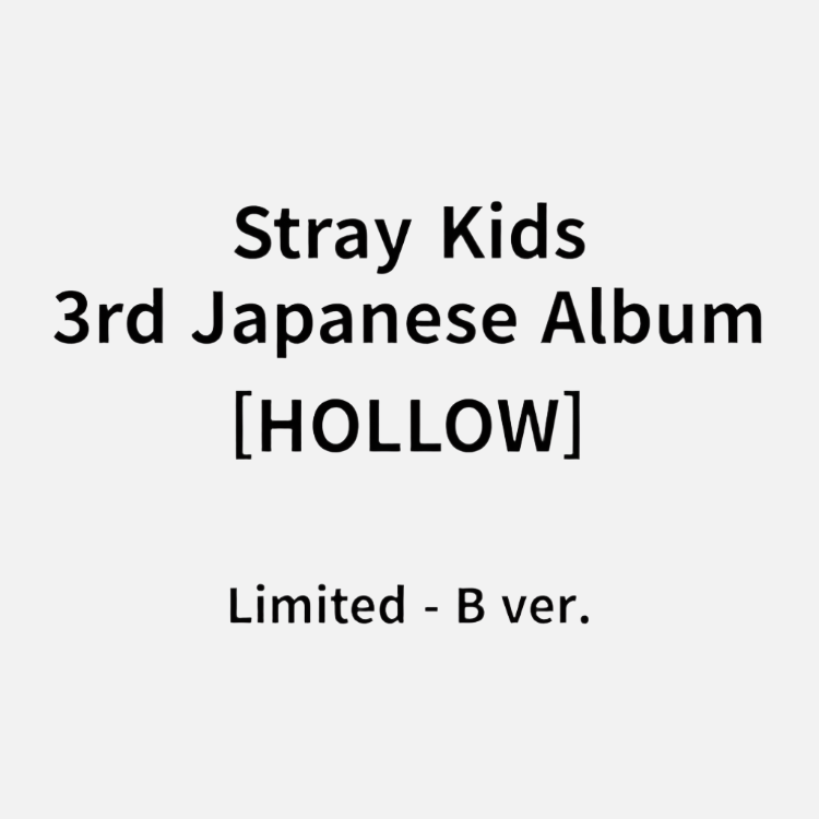 (Pre-Order POB) Japanese Album Stray Kids - Hollow (Limited-B)