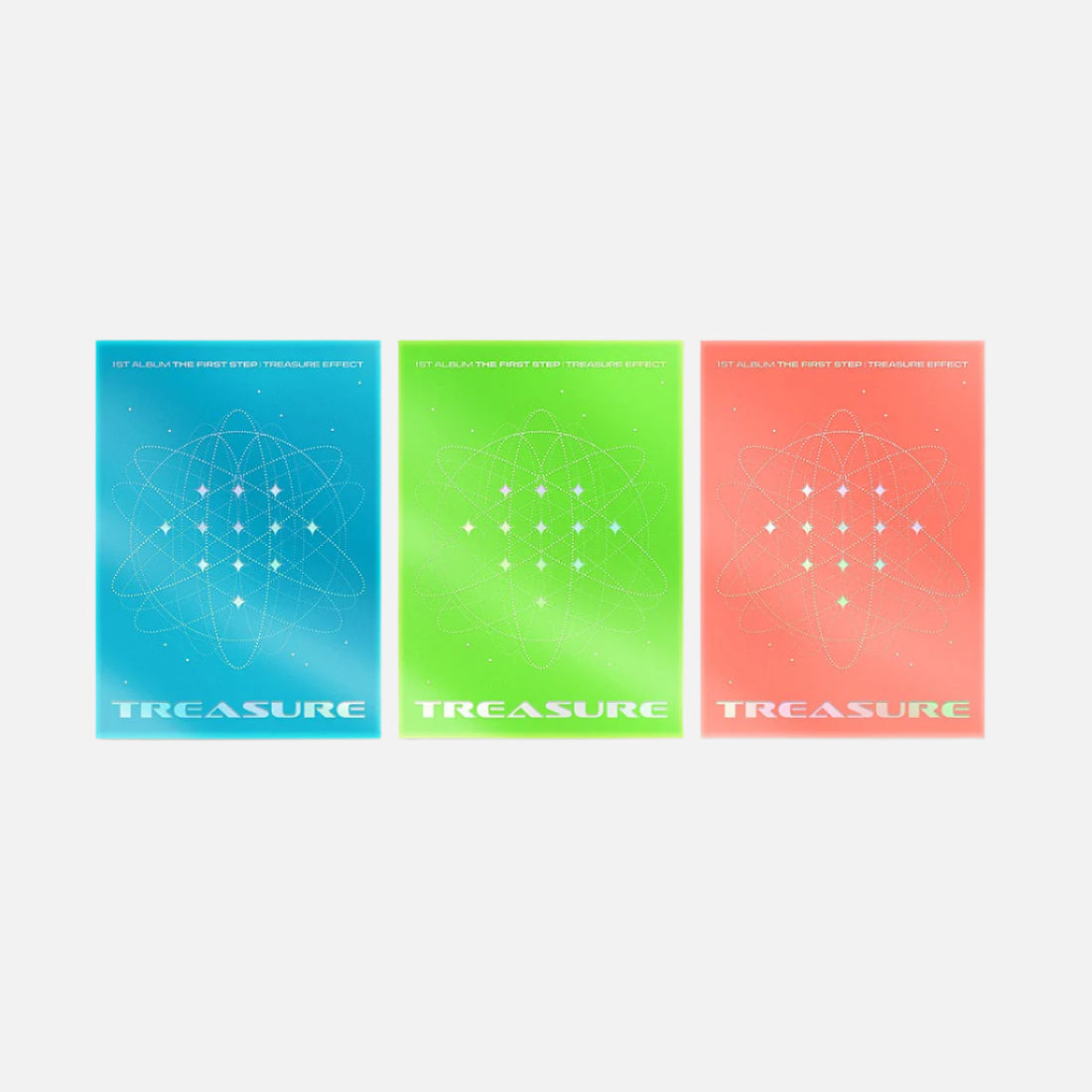 TREASURE - 1st Album THE FIRST STEP : TREASURE EFFECT (BLUE / GREEN / ORANGE Ver.)