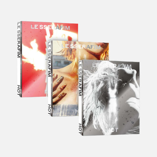 LE SSERAFIM - 5th Mini Album HOT (RED/YELLOW/BLACK)