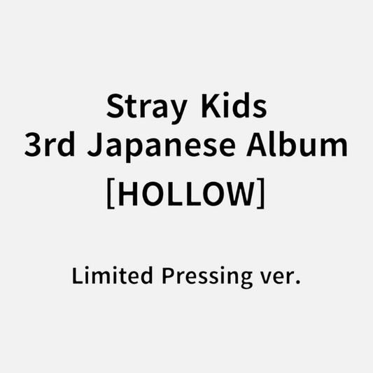 (Pre-Order POB) Japanese Album Stray Kids - Hollow (Limited Pressing)